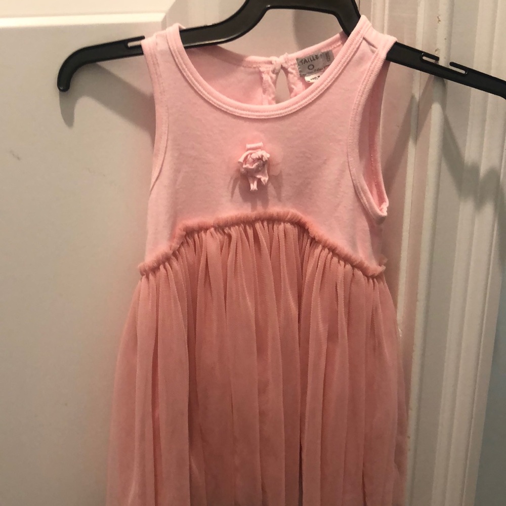 girls sleeveless 12M taille dress